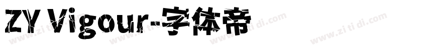 ZY Vigour字体转换